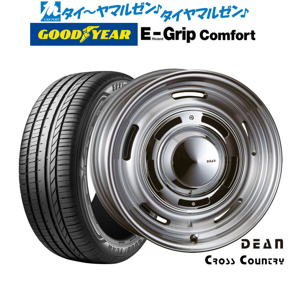 [SS期間]割引クーポン配布新品 サマータイヤ ホイール4本セットクリムソン ディーン クロスカントリー18インチ 8.0Jグッドイヤー エフィシエント グリップ コンフォート225/50R18