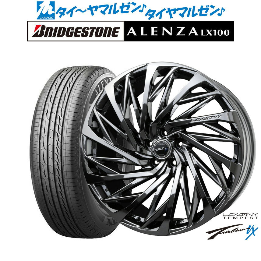 [5と0のつく日]割引クーポン配布新品 サマータイヤ ホイール4本セットBADX ロクサーニ テンペストタービンVX20インチ 8.5Jブリヂストン ALENZA アレンザ LX100245/45R20