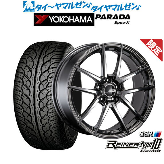 [SS期間]割引クーポン配布新品 サマータイヤ ホイール4本セットタナベ SSR ライナー タイプ10 モノブロック20インチ 8.5Jヨコハマ PARADA パラダ Spec-X235/55R20