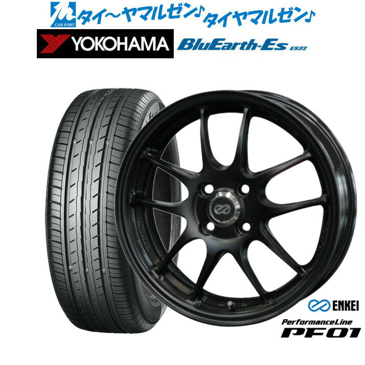 [6/22〜26]割引クーポン配布新品 サマータイヤ ホイール4本セットエンケイ PF0115インチ 6.5Jヨコハマ BluEarth-ES ブルーアースイーエス ES32185/55R15