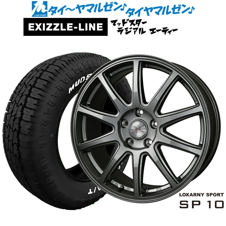 新品 オフロードタイヤ ホイール4本セットBADX ロクサーニスポーツ SP1015インチ 6.0Jエクシズルライン MUDSTAR マッドスター RADIAL ラジアル A/T195/65R15
