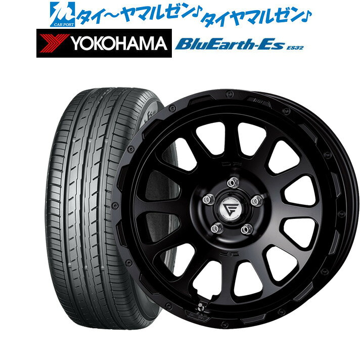 [SS限定]P最大46倍&クーポン配布新品 サマータイヤ ホイール4本セットFORCE デルタフォース OVAL(オーバル)18インチ 8.0Jヨコハマ BluEarth-ES ブルーアースイーエス ES32245/40R18