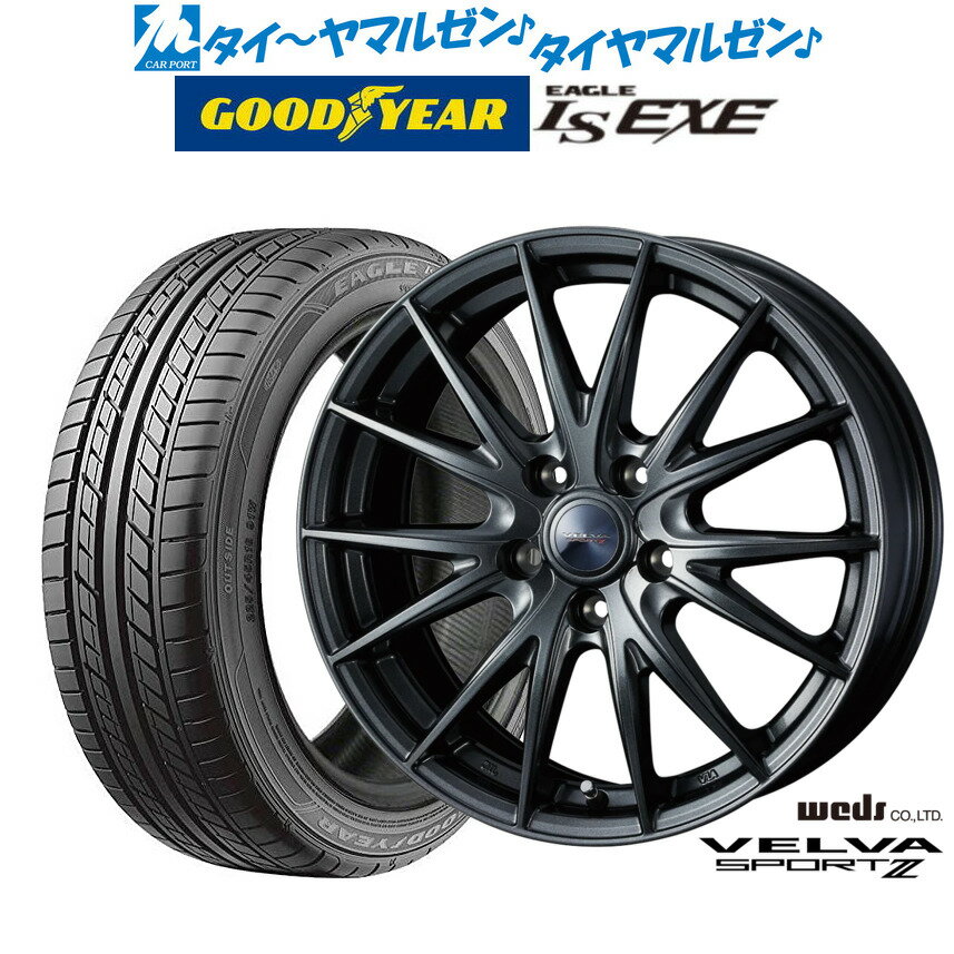 [5/9～15]割引クーポン配布新品 サマータイヤ ホイール4本セットウェッズ ヴェルヴァ SPORT2 (スポルト2)19インチ 7.5Jグッドイヤー イーグル LS EXE（エルエス エグゼ）215/35R19