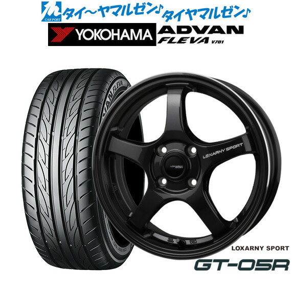 新品 サマータイヤ ホイール4本セットBADX ロクサーニスポーツ GT-05R16インチ 6.0Jヨコハマ ADVAN アドバン フレバ V701195/45R16