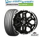 [5/5]割引クーポン配布新品 サマータイヤ ホイール4本セットBADX ロックケリー ROCK KELLY グリート(5穴)16インチ 6.5Jブリヂストン ECOPIA エコピア NH200205/55R16