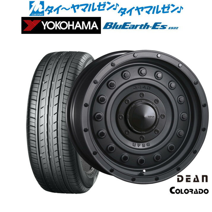 [BF期間]割引クーポン配布新品 サマータイヤ ホイール4本セットクリムソン ディーン コロラド15インチ 4.5Jヨコハマ BluEarth-ES ブルーアースイーエス ES32165/55R15