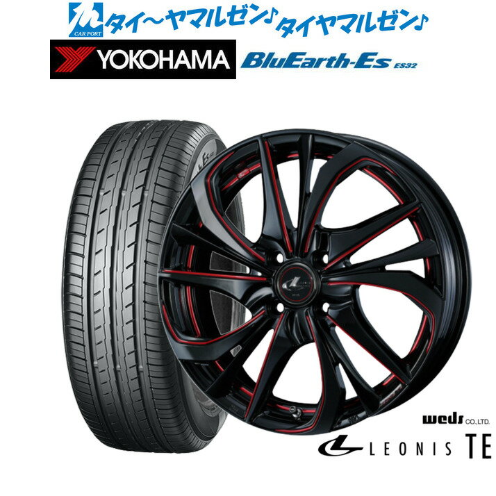 [6/15]割引クーポン配布新品 サマータイヤ ホイール4本セットウェッズ レオニス TE17インチ 6.5Jヨコハマ BluEarth-ES ブルーアースイーエス ES32205/40R17