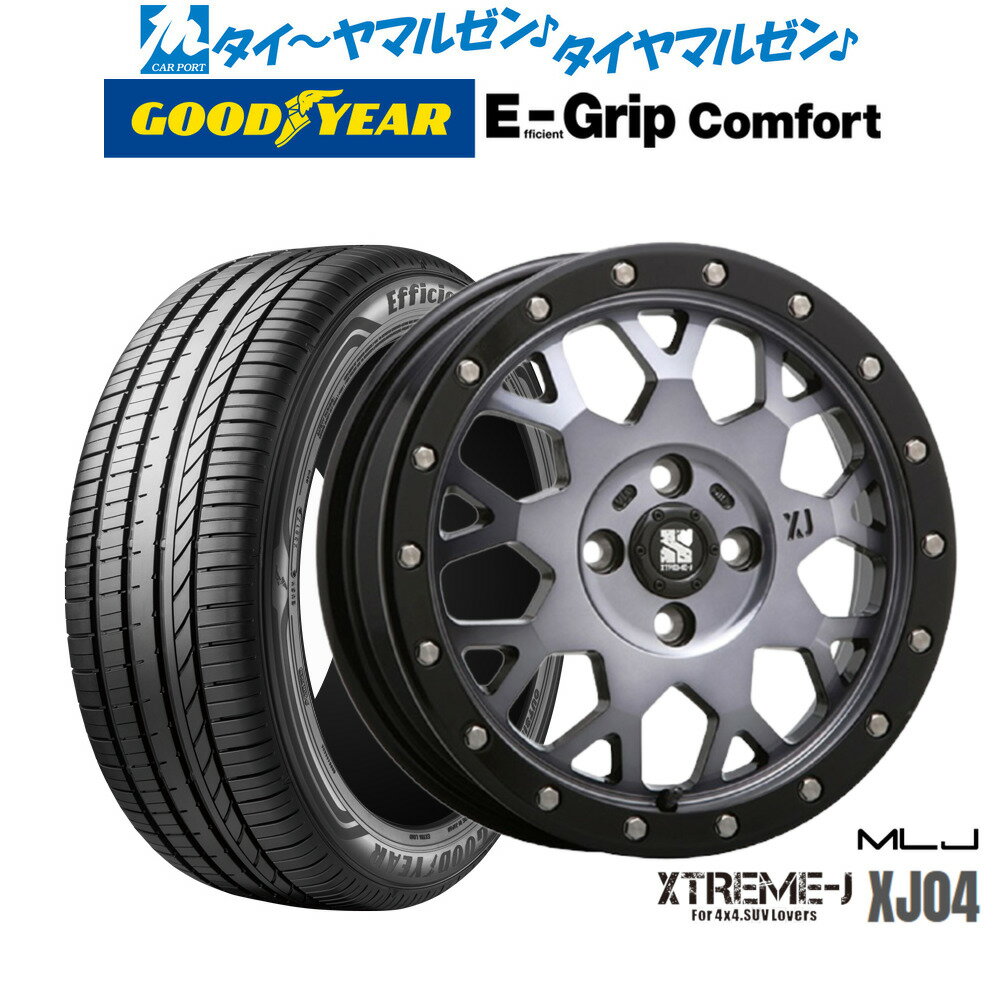 新品 サマータイヤ ホイール4本セットMLJ エクストリーム XJ0414インチ 4.5Jグッドイヤー エフィシエント グリップ コンフォート155/65R14