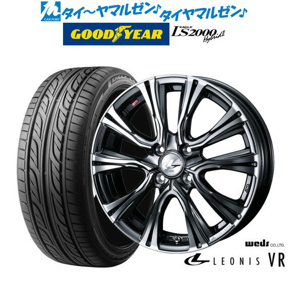 [5/18]ストアポイント3倍!!新品 サマータイヤ ホイール4本セットウェッズ レオニス VR17インチ 6.5Jグッドイヤー イーグル LS2000 ハイブリッド2(HB2)195/40R17