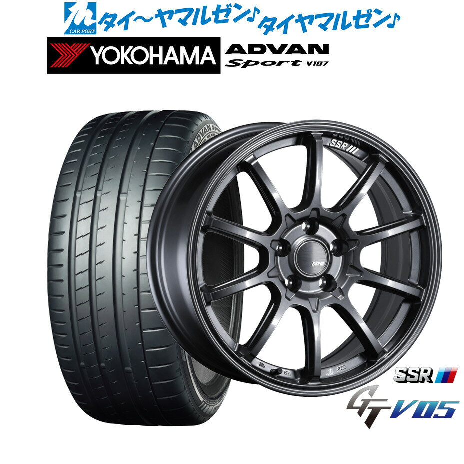 [5と0のつく日]割引クーポン配布新品 サマータイヤ ホイール4本セットタナベ SSR GT V0519インチ 8.0Jヨコハマ ADVAN アドバン Sport (V107)225/40R19