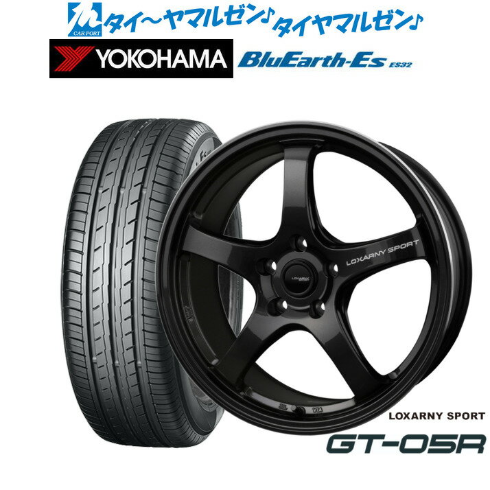 [SS限定]P最大46倍&クーポン配布新品 サマータイヤ ホイール4本セットBADX ロクサーニスポーツ GT-05R18インチ 7.5Jヨコハマ BluEarth-ES ブルーアースイーエス ES32225/45R18