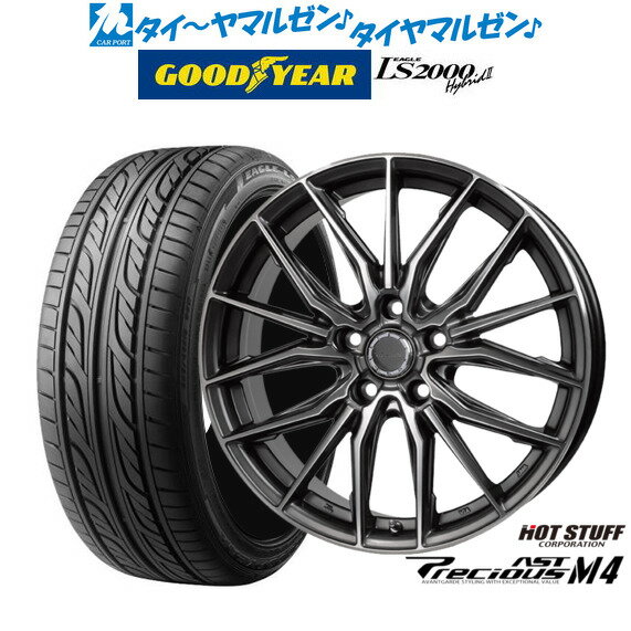 新品 サマータイヤ ホイール4本セットホットスタッフ プレシャス アスト M418インチ 7.0Jグッドイヤー イーグル LS2000 ハイブリッド2(HB2)215/40R18
