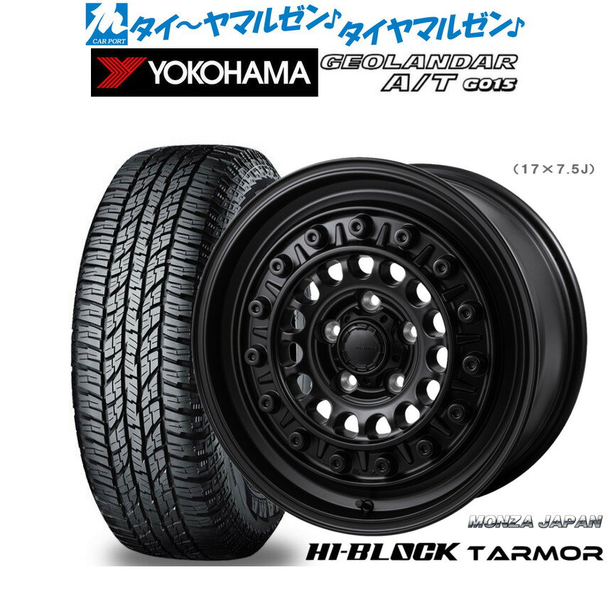 [6月20日]割引クーポン配布新品 オフロードタイヤ ホイール4本セットモンツァ ハイブロック ターマー16インチ 7.0Jヨコハマ GEOLANDAR ジオランダー AT(G015)215/70R16