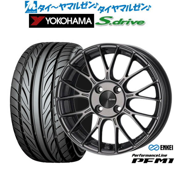 [BF期間]割引クーポン配布新品 サマータイヤ ホイール4本セットエンケイ PFM116インチ 5.5Jヨコハマ DNA S.drive ドライブ (ES03/ES03N)165/40R16