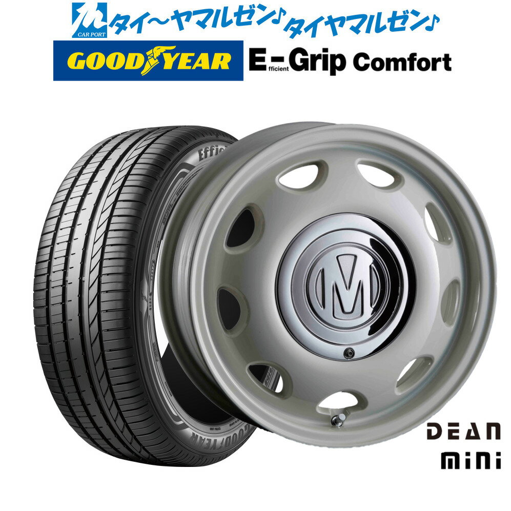 [6/18]最大100%ポイントバック！要エントリー新品 サマータイヤ ホイール4本セットクリムソン ディーン ミニ15インチ 5.0Jグッドイヤー エフィシエント グリップ コンフォート165/55R15