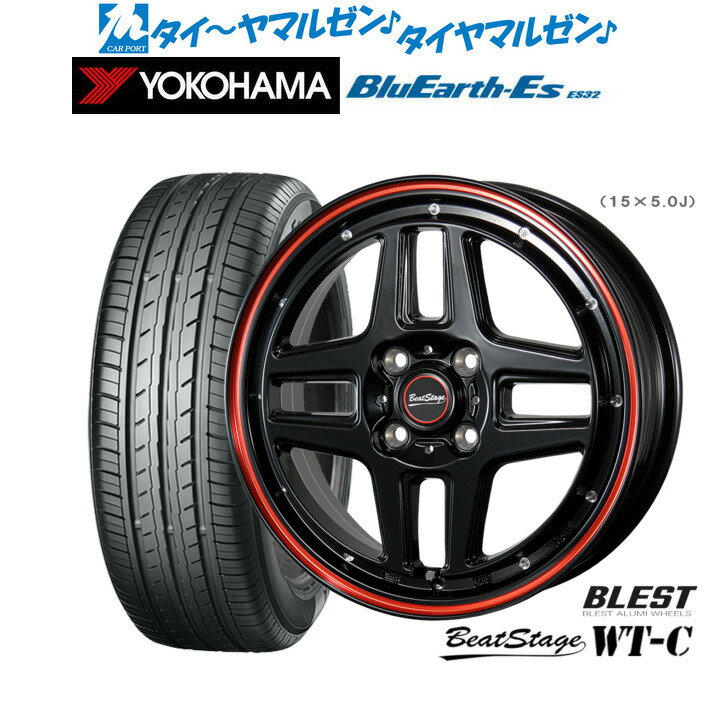 [6/22〜26]割引クーポン配布新品 サマータイヤ ホイール4本セットニューレイトン ビートステージ WT-C14インチ 4.5Jヨコハマ BluEarth-ES ブルーアースイーエス ES32155/55R14