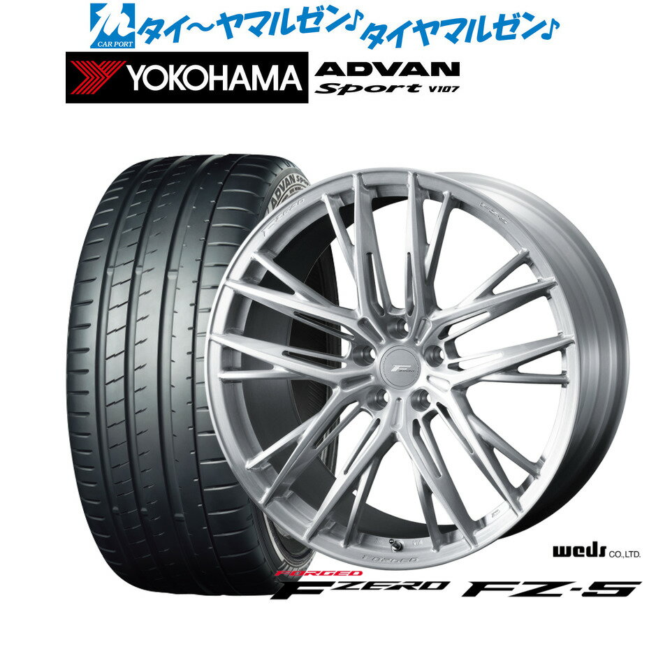 [18日]割引クーポン配布新品 サマータイヤ ホイール4本セットウェッズ F-ZERO FZ-518インチ 8.0Jヨコハマ ADVAN アドバン Sport (V107)245/45R18