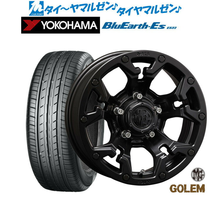 新品 サマータイヤ ホイール4本セットクリムソン MG ゴーレム16インチ 7.0Jヨコハマ BluEarth-ES ブルーアースイーエス ES32205/55R16