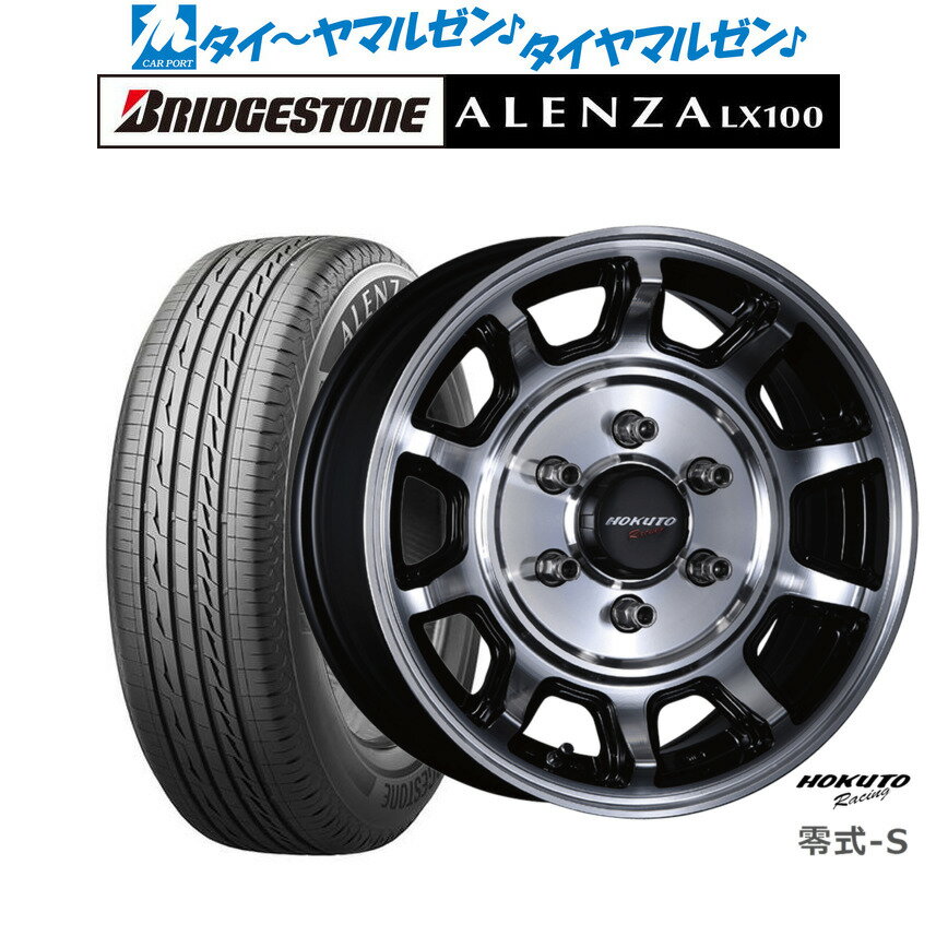 [マラソン期間]割引クーポン配布新品 サマータイヤ ホイール4本セットクリムソン ホクトレーシング 零式・S16インチ 6.5Jブリヂストン ALENZA アレンザ LX100215/65R16