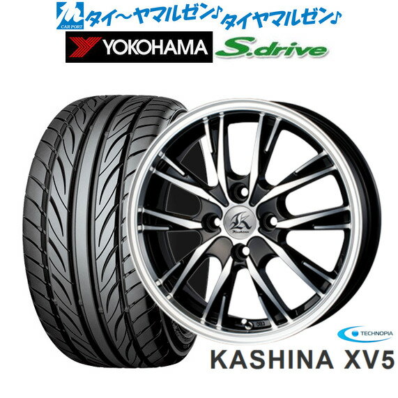 新品 サマータイヤ ホイール4本セットテクノピア カシーナ XV-516インチ 5.0Jヨコハマ DNA S.drive ドライブ (ES03/ES03N)165/40R16