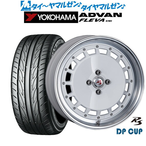 [5/9～15]割引クーポン配布新品 サマータイヤ ホイール4本セットクリムソン RS DP CUP モノブロック16インチ 6.5Jヨコハマ ADVAN アドバン フレバ V701195/45R16