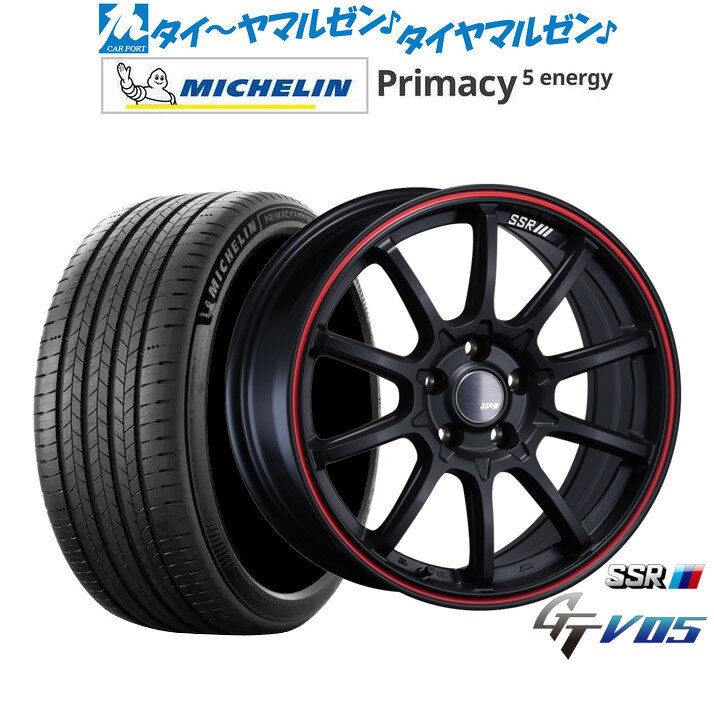 [SS限定]P最大46倍&クーポン配布新品 サマータイヤ ホイール4本セットタナベ SSR GT V0518インチ 7.5Jミシュラン プライマシー プライマシー5 energy225/45R18
