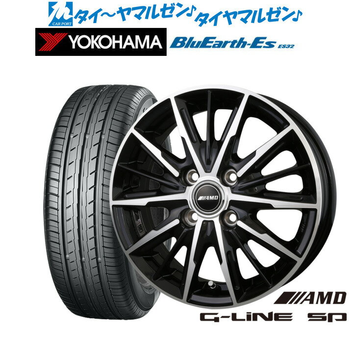 [6/18]最大100%ポイントバック！要エントリー新品 サマータイヤ ホイール4本セットBADX AMD G-Line SP15インチ 4.5Jヨコハマ BluEarth-ES ブルーアースイーエス ES32165/55R15