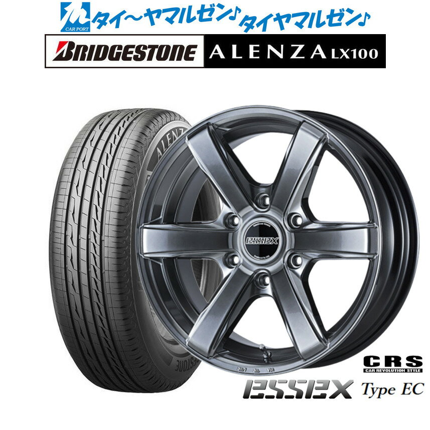[12/1]ストアポイント5倍！新品 サマータイヤ ホイール4本セットCRS ESSEX エセックス EC-1818インチ 7.5Jブリヂストン ALENZA アレンザ LX100225/50R18
