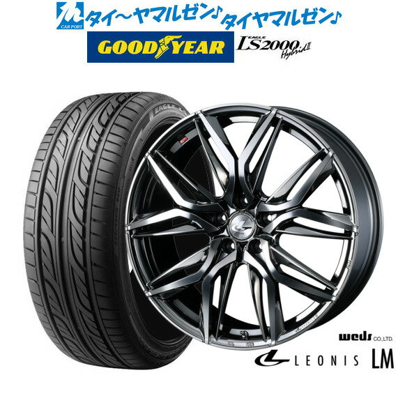 [5/9～15]割引クーポン配布新品 サマータイヤ ホイール4本セットウェッズ レオニス LM17インチ 7.0Jグッドイヤー イーグル LS2000 ハイブリッド2(HB2)215/45R17