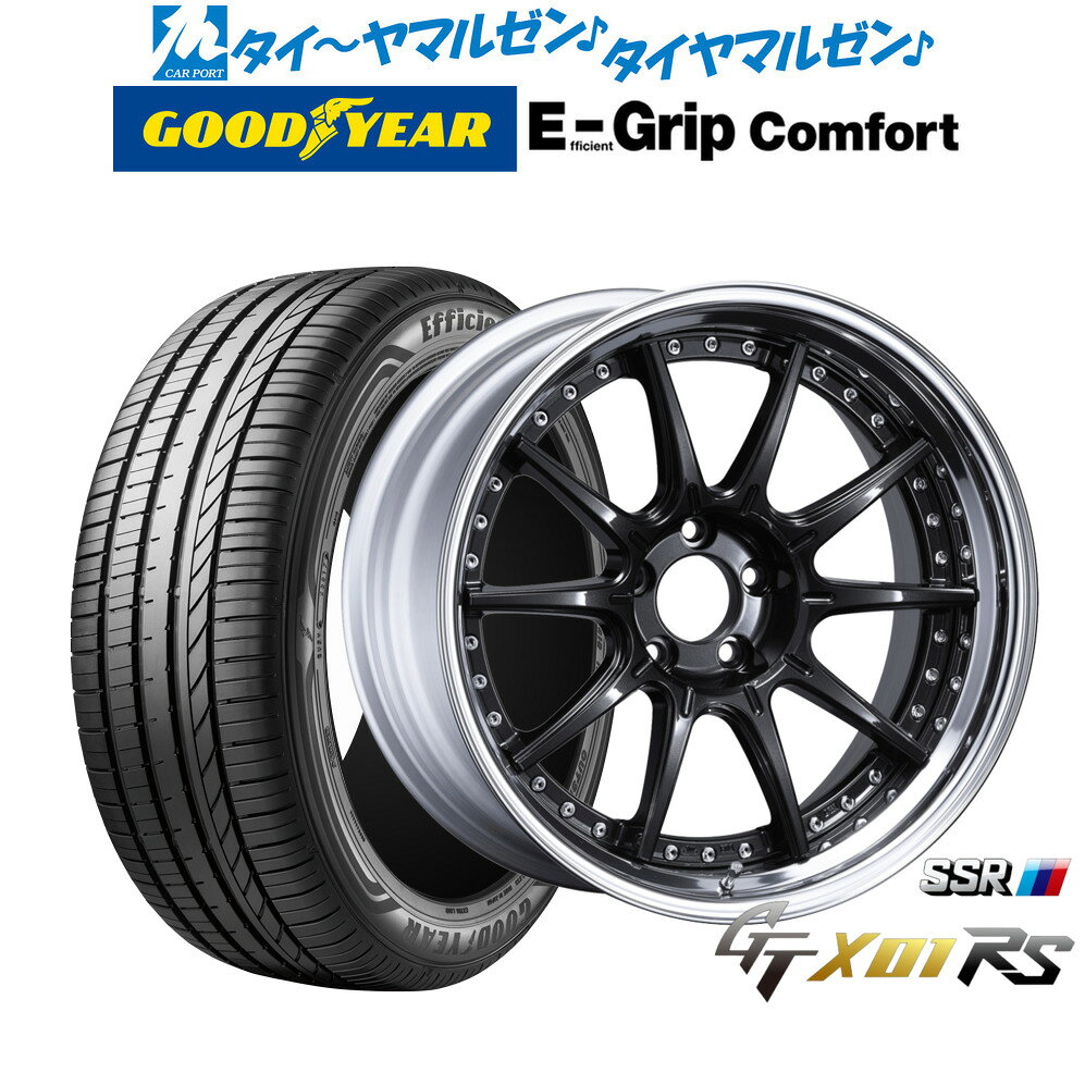 最大10万P当たる！大抽選開催中新品 サマータイヤ ホイール4本セットタナベ SSR GT X01 RS20インチ 8.5Jグッドイヤー エフィシエント グリップ コンフォート245/40R20