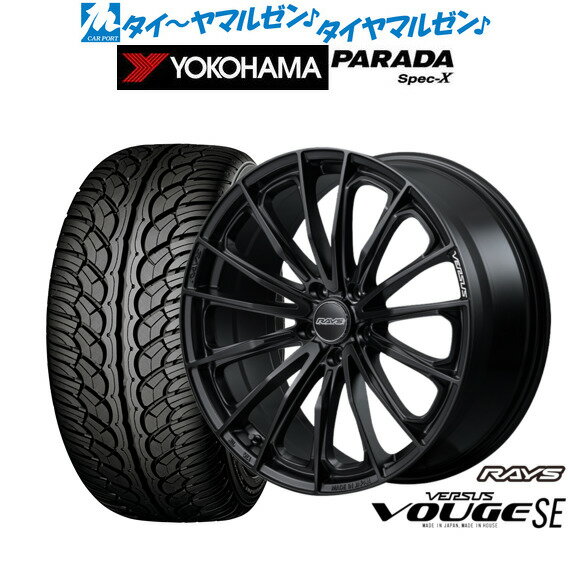 [7/13〜15]ポイント最大38倍新品 サマータイヤ ホイール4本セットレイズ ベルサス ヴォウジェ SE18インチ 7.0Jヨコハマ PARADA パラダ Spec-X235/60R18