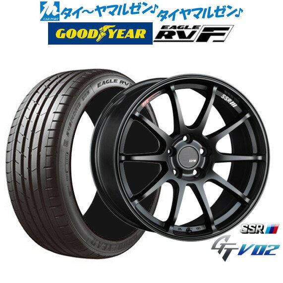 [5/20]割引クーポン配布新品 サマータイヤ ホイール4本セットタナベ SSR GT V0218インチ 7.5Jグッドイヤー イーグル RV-F(RVF)215/45R18