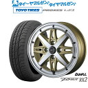 新品 サマータイヤ ホイール4本セットドゥオール アルジェノン フェニーチェ RX214インチ 4.5Jトーヨータイヤ プロクセス PROXES LuKII (...