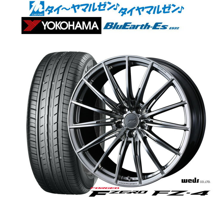 [6/15]割引クーポン配布新品 サマータイヤ ホイール4本セットウェッズ F-ZERO FZ-418インチ 7.5Jヨコハマ BluEarth-ES ブルーアースイーエス ES32225/50R18