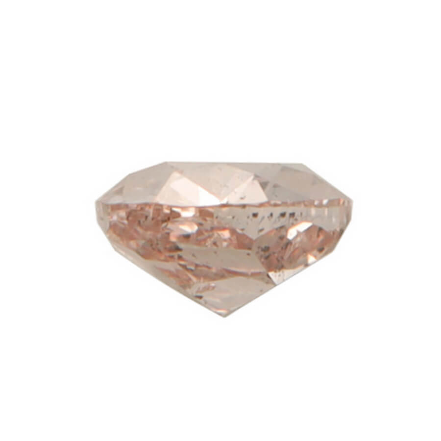 【中央宝石研究所鑑定書】 ピンクダイヤモンド ルース 天然 0.173カラット Fancy Orangy Pink ファンシー オレンジー ピンク 無処理 4月誕生石 稀少 ギフト プレゼント 鑑定書 ダイアモンド ダイア ダイヤ ct お守り 大人