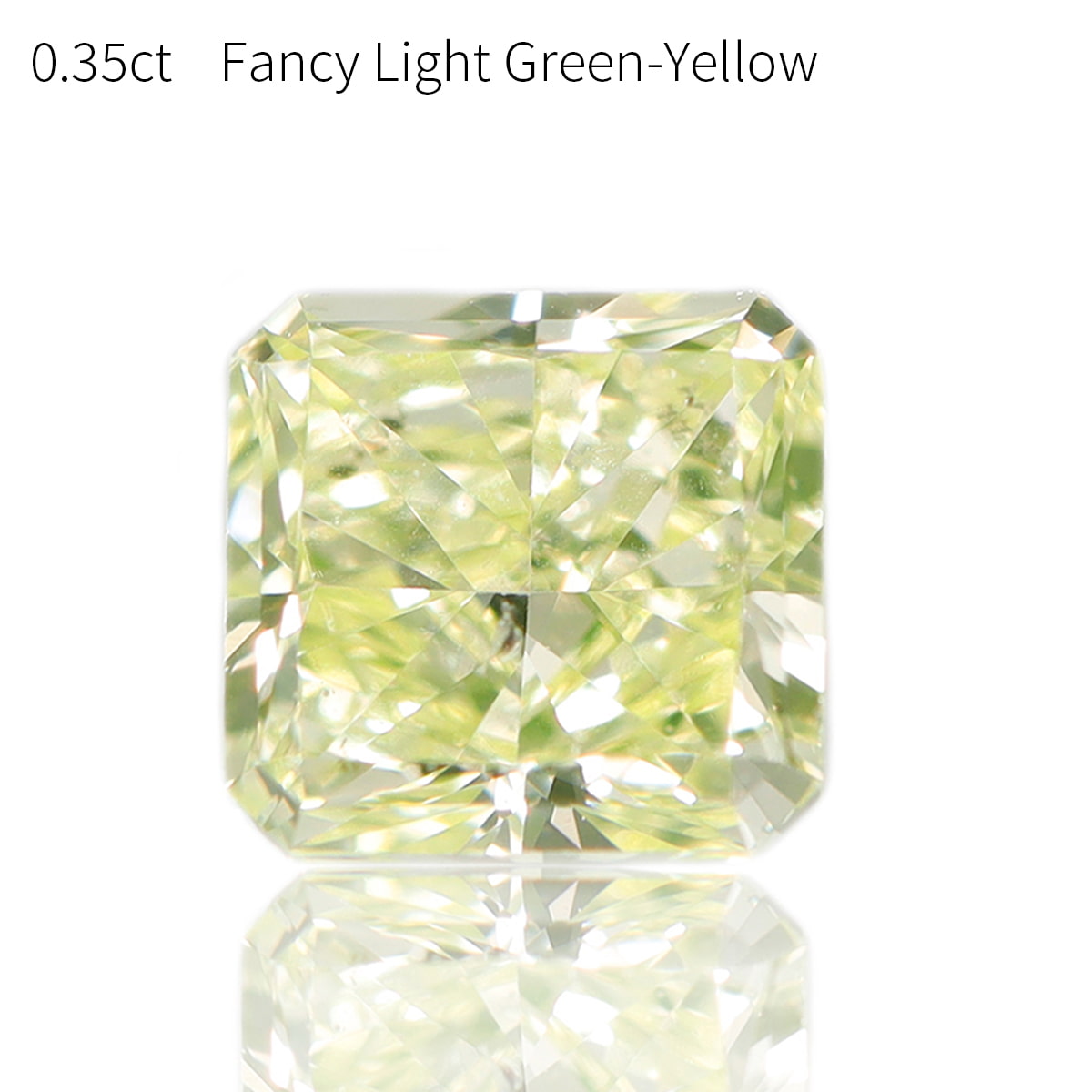 10OFFݥۡGIAۡи ꡼󥤥 롼 ŷ 0.35å Fancy Light Green-Yellow ե󥷡 饤 ꡼  ̵ 4   