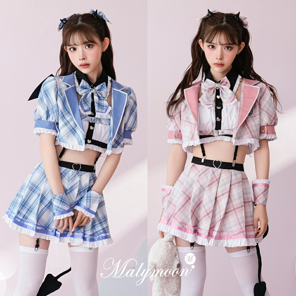 [正規品]【即納】デビル 悪魔 コスプレ 制服 女子高生 チェック柄 レディース 大人 女性 ハロウィン malymoon マリームーン【9780-2】【あす楽】