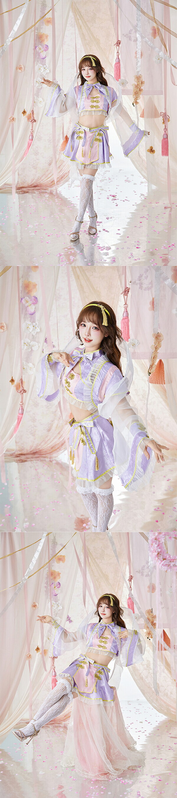 [正規品]【即納】コスプレ 七夕 織姫 おりひめ 浴衣 天の川 姫 プリンセス セットアップ 仙女 ドレス パステルカラー コスチューム 衣装 仮装 レディース cosplay costume マリームーン malymoon【Malymoon/マリームーン】【9943】 malymoon-10011065 Malymoon(マリームーン) サンプル画像2