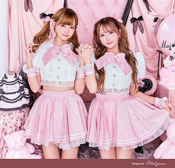 [正規品]【即納】コスプレ 制服 学生服 スクールガール ピンク　白　ホワイト ハロウィン デビル 悪魔 セットアップ 女性 レディース 一式 マリームーン malymoon【CS25112】 2