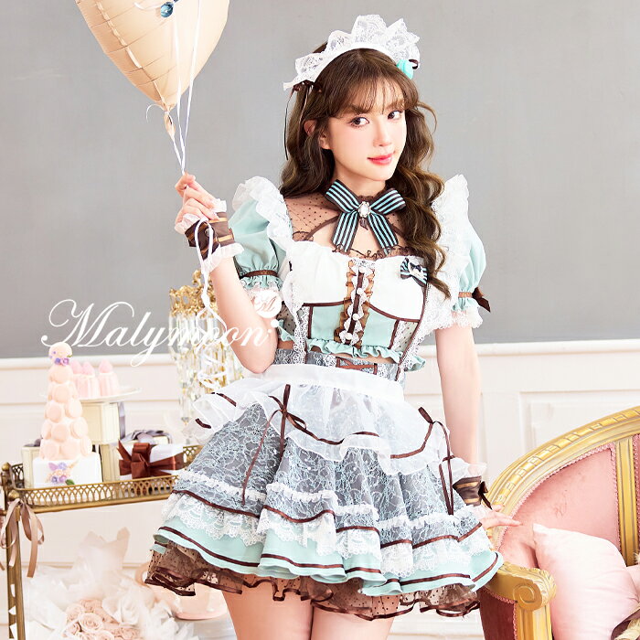 楽天市場】メイド服 ドットの通販