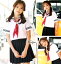【即納】コスプレ 制服 女子高生 仮装 茶色 コスプレ 衣装 彼女 コスチューム コスプレ衣装 コス 可愛い セクシー 仮装 セーラー服 JK セーラー ミニスカ 余興 大きいサイズ 半袖 夏服 制服 高校生 学生服 レディース かわいい malymoon【9009】【あす楽対応】