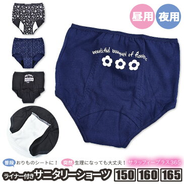 【2点以上で送料無料】サラッフィープラス 365 毎日履ける サニタリーショーツ 生理用ショーツ 羽つき 昼用 夜用 ナイト ロング ライナー 綿 コットン 生理 サニタリー ショーツ パンツ レディース