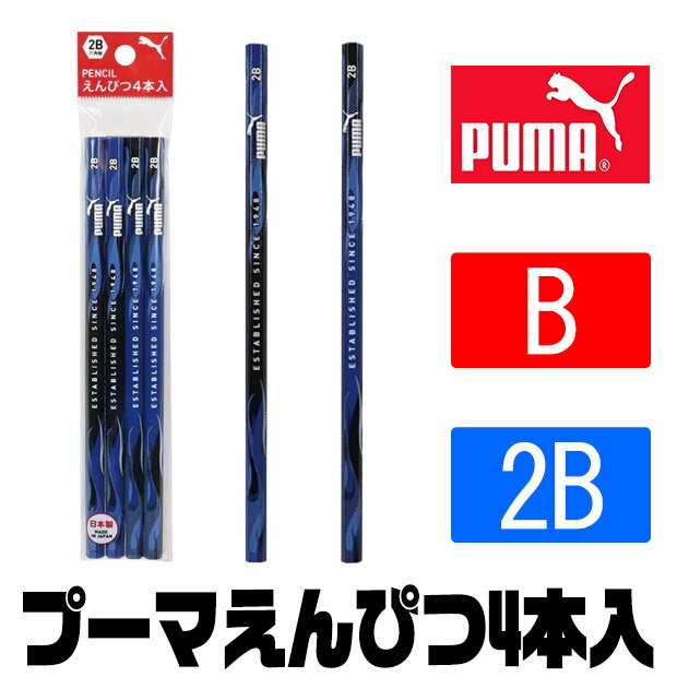 樂天商城 - PUMA 鉛筆 プーマ クツワ ホログラム えんぴつ 持ち方 矯正 子供 硬筆 4本 六 角形 六角軸 B 2B 2b 三角 三角えんぴつ 男の子 女の子 小学生 かわいい 高級 鉛筆 の 濃 さ 名前 入学祝い 入学 文具 新入学文具 名前欄入り