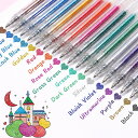 【送料無料】ジェルボールペン カラーペン 18色セット 12色 8色 水性 塗り絵 スケッチ 落書き 絵描き 手帳 カレンダー メモ取り 子供用 入学お祝い プレゼント 蛍光 ラメ 色塗り イラスト 子供 学生 学校 オフィス 家庭