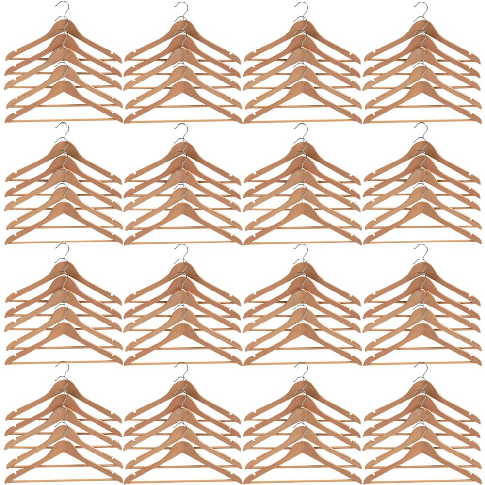 木製ハンガー 100本セット MH-5P ナチュラル アイリスオーヤマ 衣文掛け ハンガー 木製 衣類