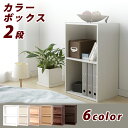 カラーボックス 2段 CX-2F アイリスオーヤマ 家具 収納 整理 本棚 コミック CD DVD ラック フリー 多目的 リビング 木製 小物 収納 収納棚 ...