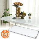 送料無料鏡面棚板ホワイト KT-120 幅120×奥行46cm【D】【KO】[メタルラック 収納 棚板 シート パーツ キッチン ランドリー インテリア シェル...