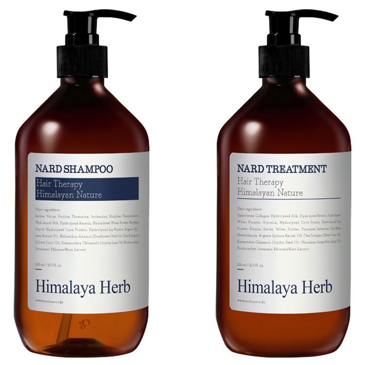 韓国ヘアケア ナード ヒマラヤハーブ NARD シャンプー+トリートメント ラベンダームスクの香り 各500mlヘアケア シャンプー トリートメント 自然由来成...