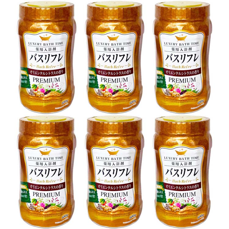 【6個セット】入浴剤 温浴 薬用 バスリフレ 薬用入浴剤 プレミアム 入浴剤 温浴 薬用 保湿 血行促進 疲労回復 日本製 にゅうよくざい バスリフレ ばすりふれ ライオンケミカル [2602SO]