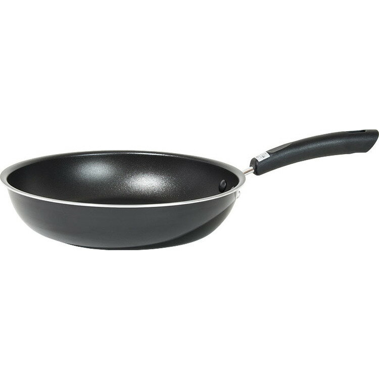 家庭用品 鍋 フライパンマイヤー フジマルブラック フライパン 26cm FE2-P26マイヤー フライパン アルミボディ 外面ほうろう加工 内面ノンスティック加工 ガス火専用 熱くなりにくい樹脂製ハンドル 軽量 使いやすい シンプル 【B】